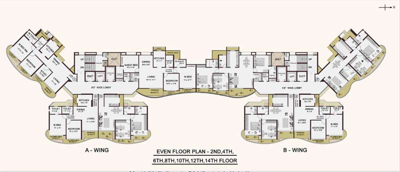 4075 Oth Floor Plan Iii - Cypress Aqua, Kharghar