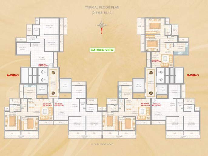 2 BHK White Flag, Kamothe — for Sale