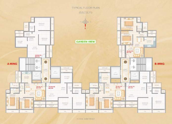 2 BHK White Flag, Kamothe — for Sale