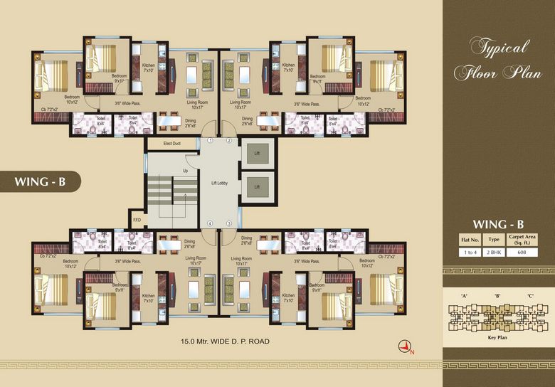 4205 Oth B Wing - Vasant Athena, Thane
