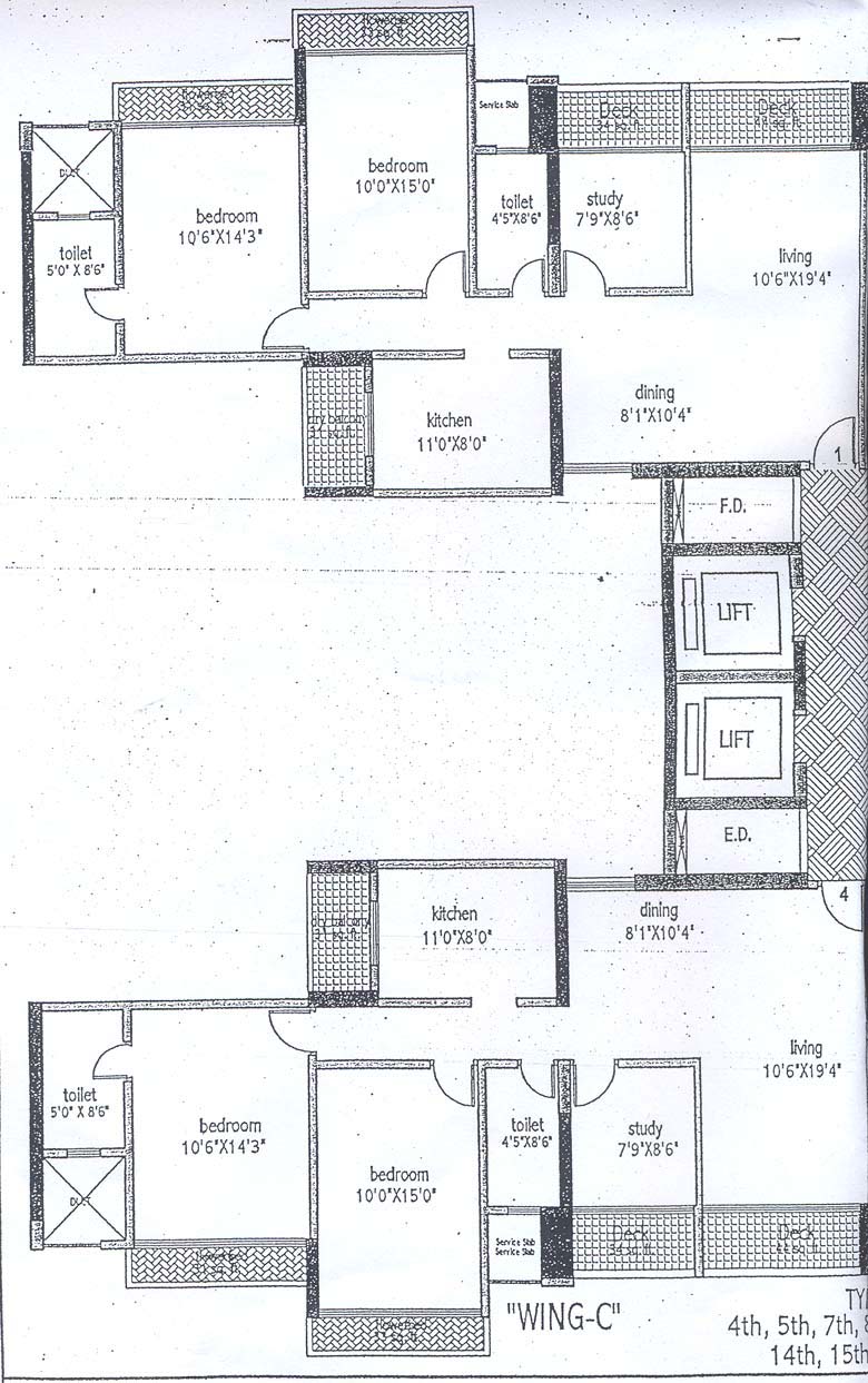 3 BHK Kesar Ashish, Kandivali West — for Sale