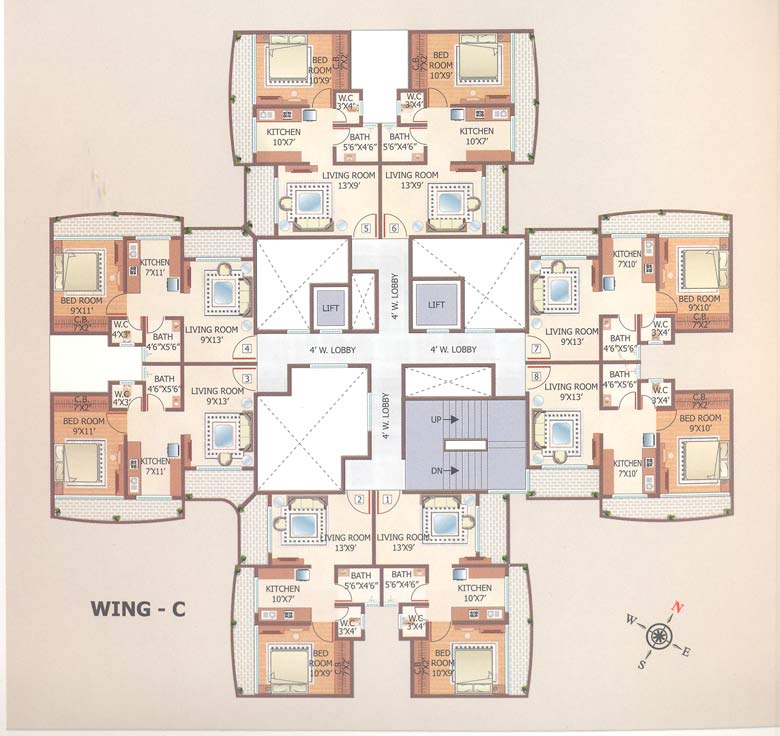 4298 Oth Floor Plan I - Shubhashish, Mira Road
