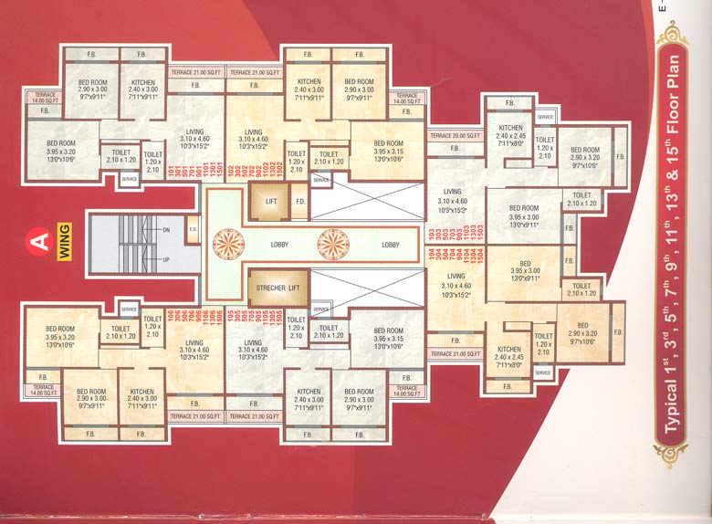 2 BHK Taj Hills, Kharghar — for Sale