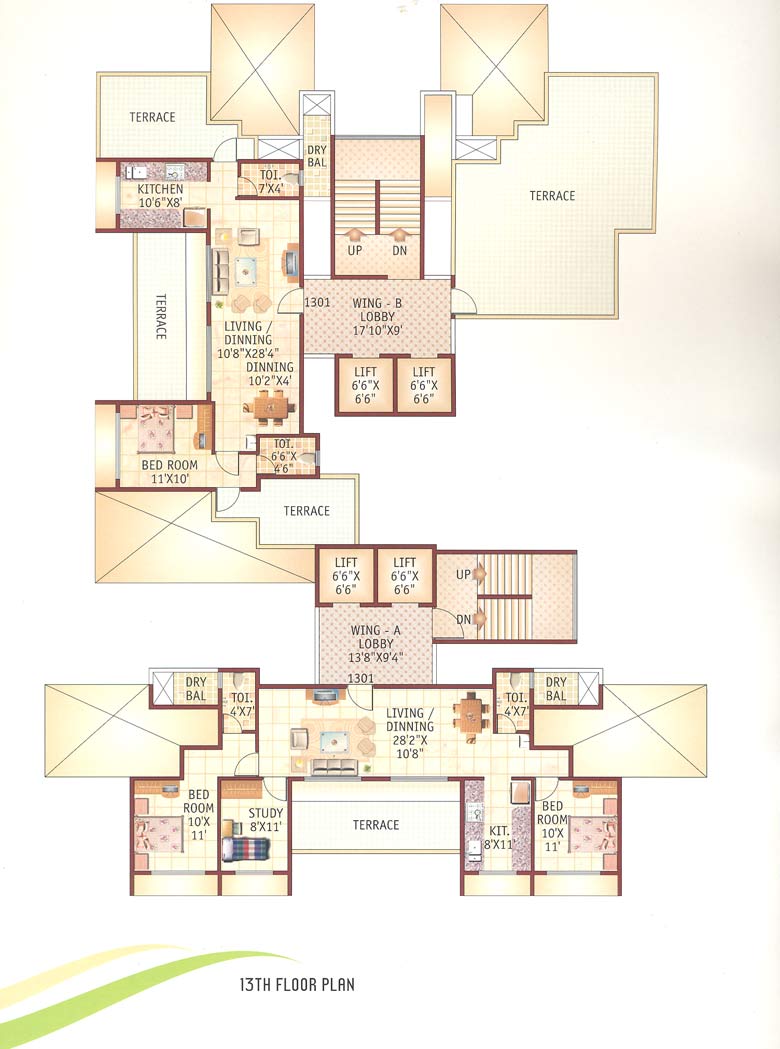 2 BHK Highlife Residency, Kamothe — for Sale