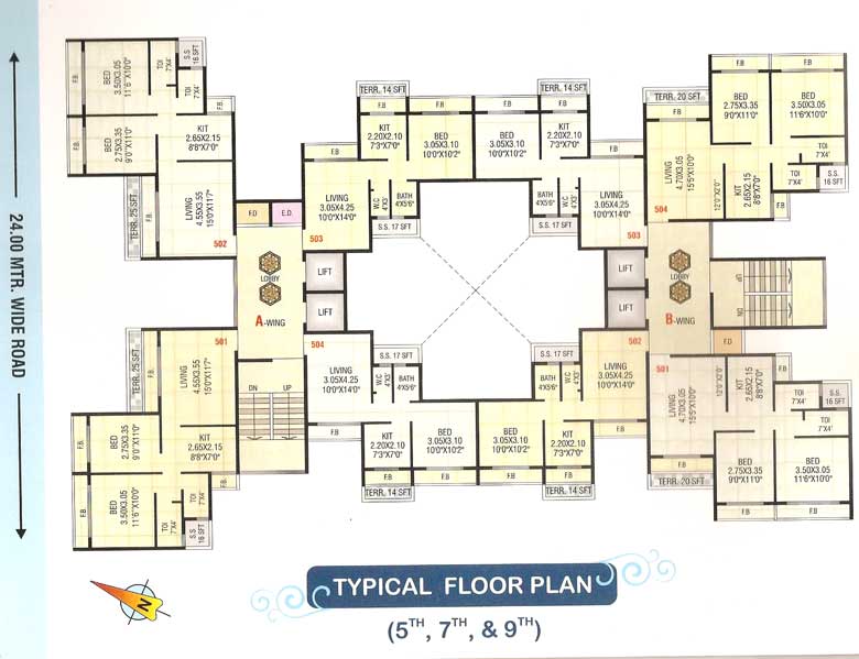 2 BHK Sai Prasad Residency, Kharghar — for Sale