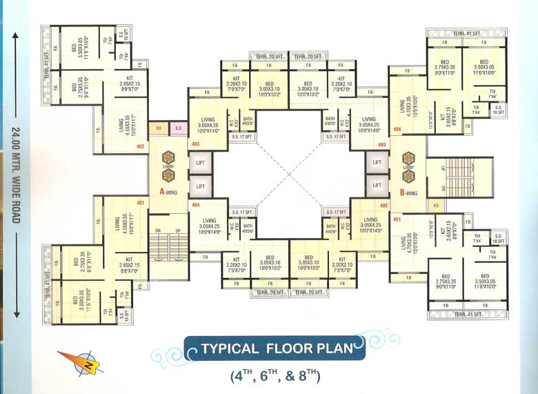2 BHK Sai Prasad Residency, Kharghar — for Sale