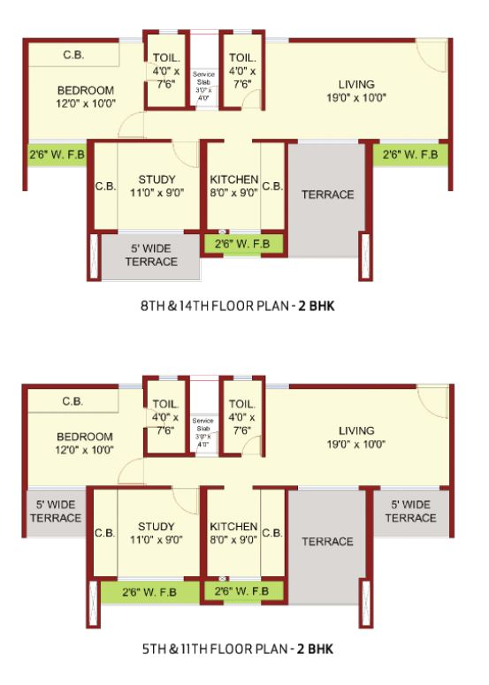 2 BHK Amarante, Kalamboli — for Sale