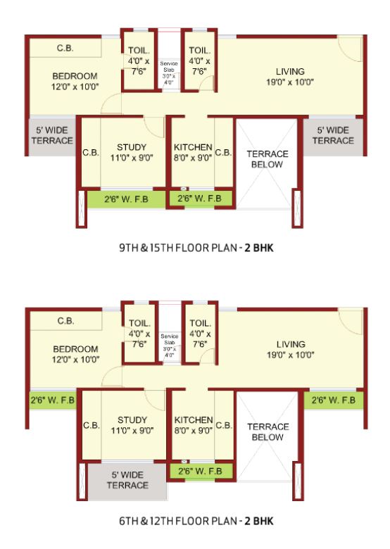 2 BHK Amarante, Kalamboli — for Sale