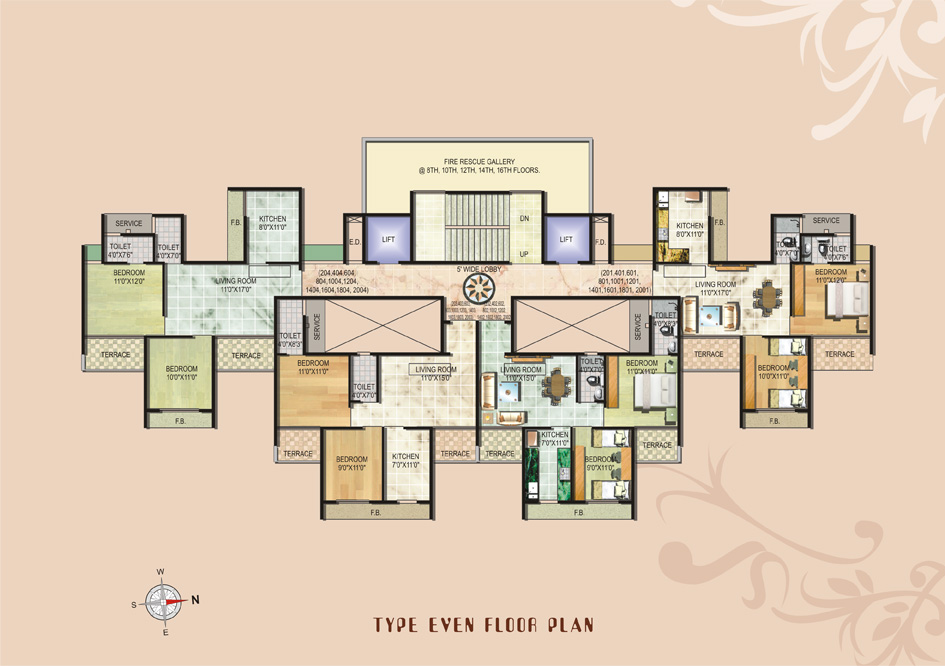 2 Monarch Luxuria, Kharghar — for Rent