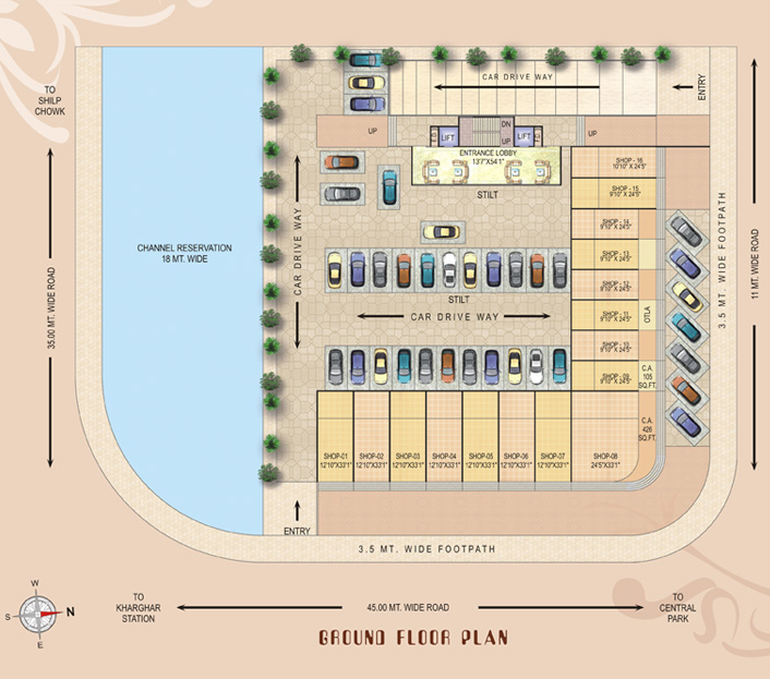 2 Monarch Luxuria, Kharghar — for Rent