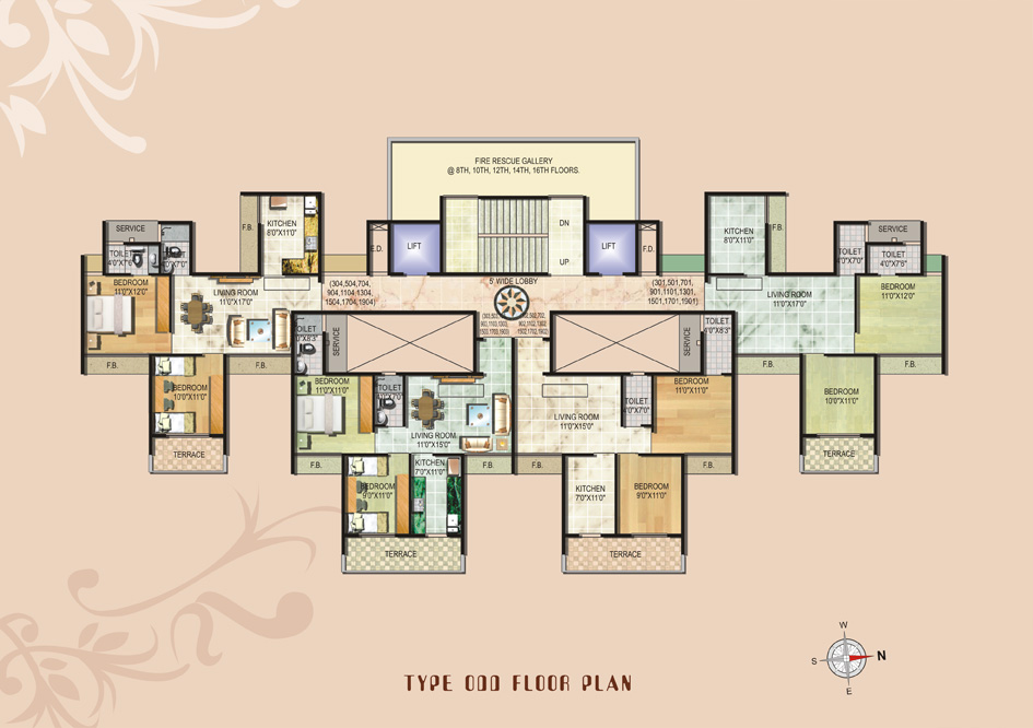 2 Monarch Luxuria, Kharghar — for Rent