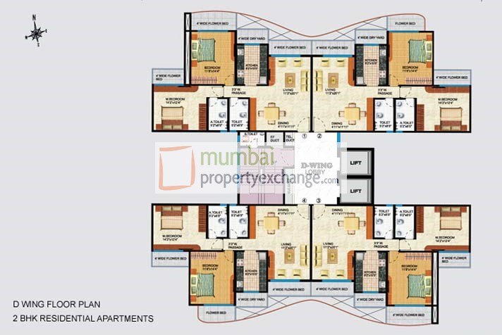 1 BHK Vijaya Residency, Thane West — for Sale