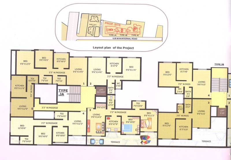4625 Oth Floor Plan Iii - An Heights, Nalla Sopara