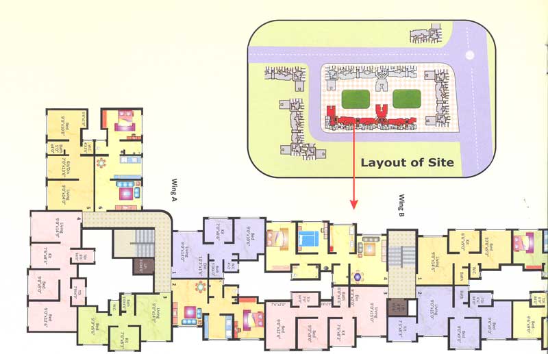 4626 Oth Floor Plan I - Gulmohar Heritage Phase I, Nalla Sopara