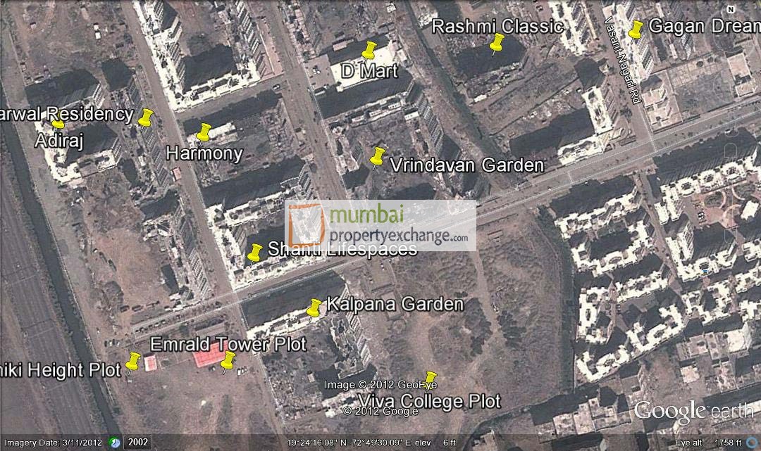 4627 Oth Google Earth - Shanti Lifespaces, Vasai
