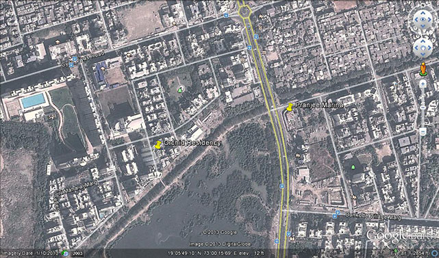 4643 Oth Google Earth - Orchid Residency, Andheri West