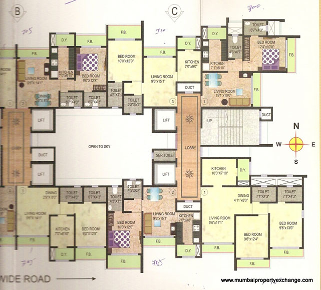 4656 Oth Floor Plan Ii - Bhoomi Legend, Kandivali East