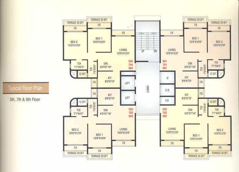 4 BHK Fortune Heights, Bandra — for Sale