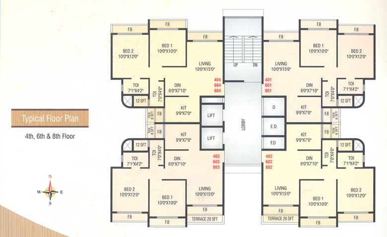 4 BHK Fortune Heights, Bandra — for Sale