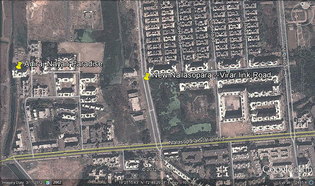 4668 Oth Google Earth - Adiraj Nayan Paradise, Nalla Sopara