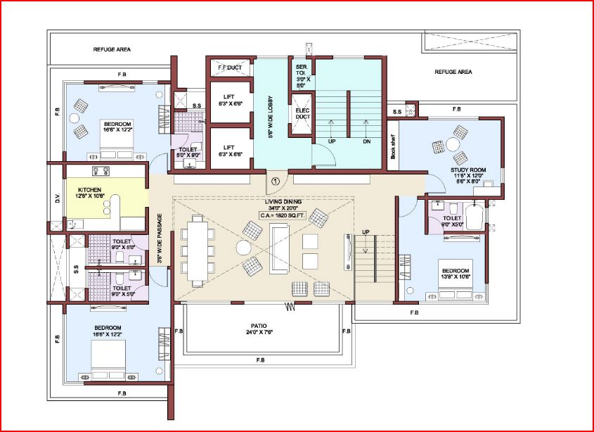 4722 Oth Floor Plan I - Horizon, Juhu