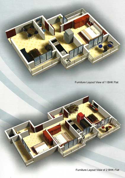 2 BHK R K Residency, Nerul — for Sale