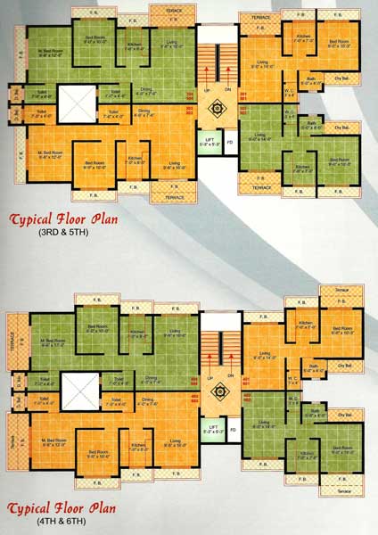 2 BHK R K Residency, Nerul — for Sale