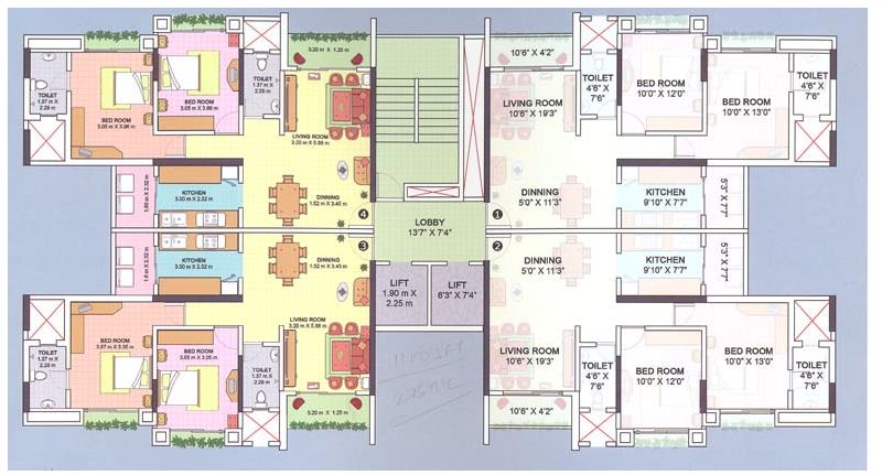 4760 Oth Floort Plan 2 - Garden Grove Phase 2, Borivali West