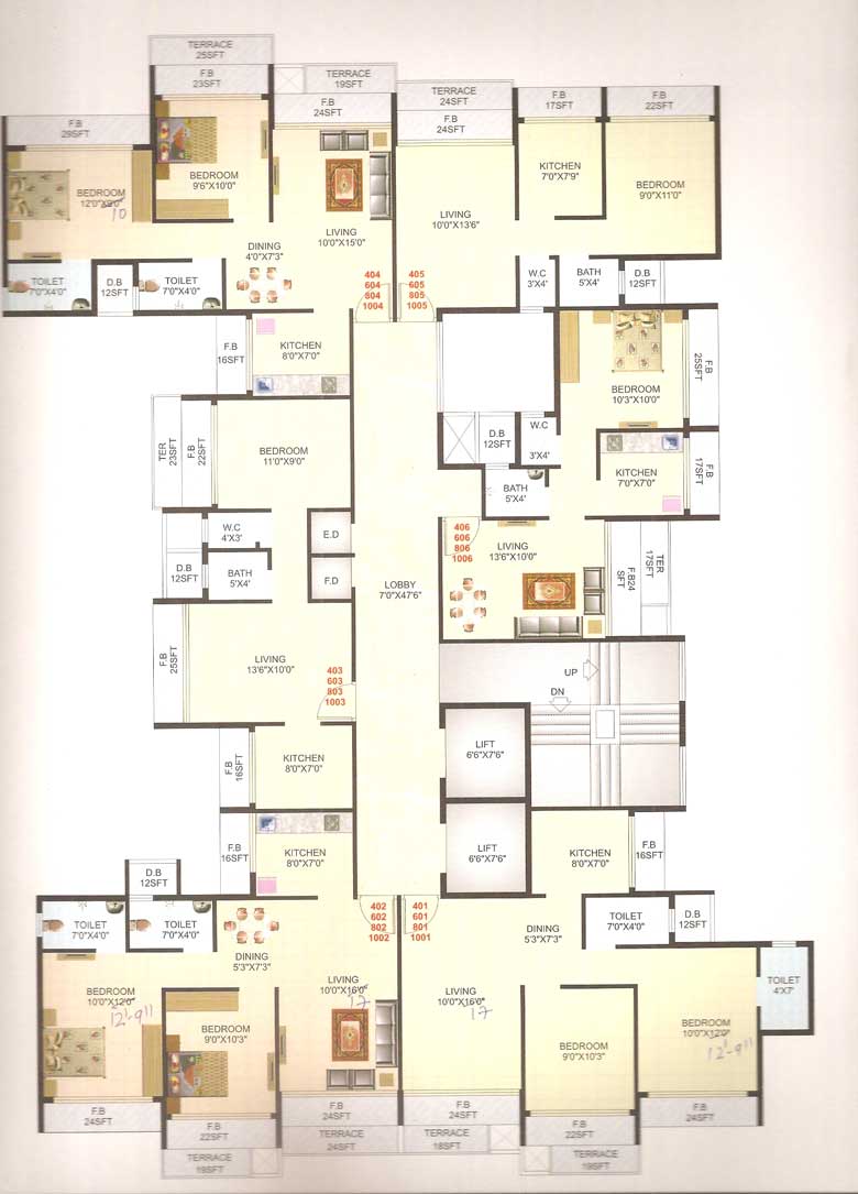 2 BHK Silicon Residency, Kalamboli — for Sale