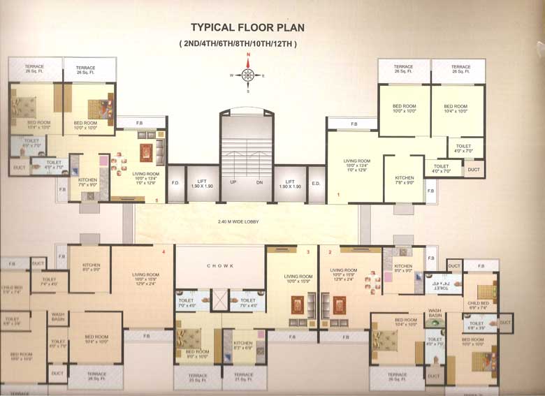 2 BHK Ma Laxmi Heights, Kalamboli — for Sale