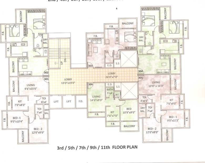 2 BHK Platinum Aura, Kalamboli — for Sale