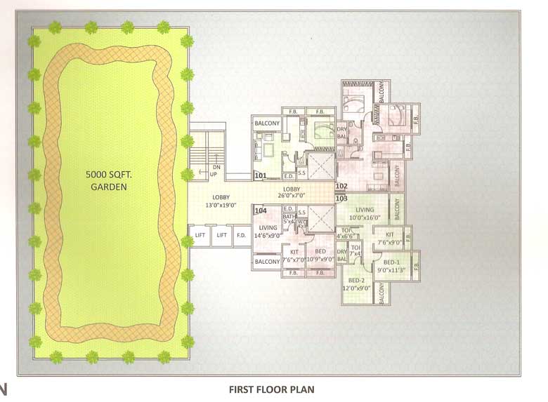 2 BHK Platinum Aura, Kalamboli — for Sale