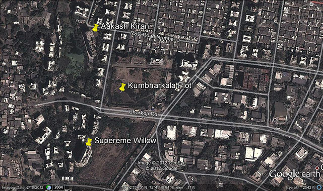 5038 Oth Google Earth - Akash Kiran, Vile Parle East