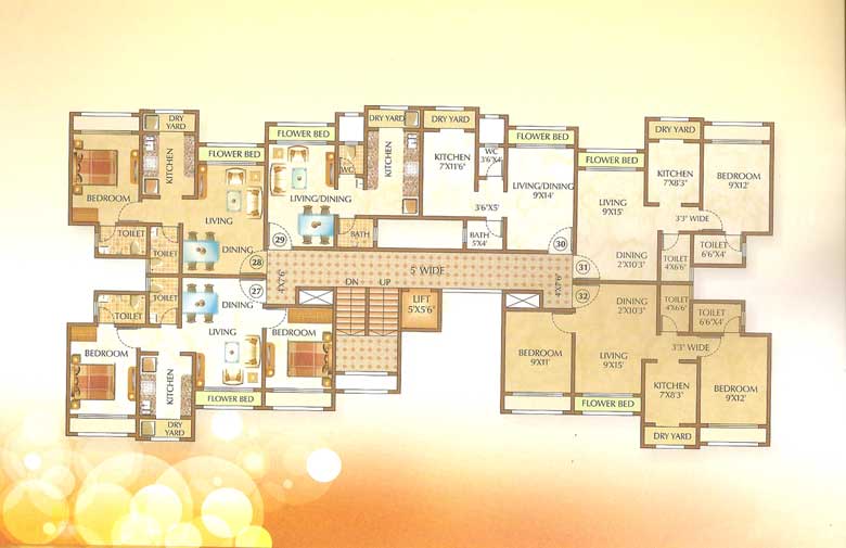 5040 Oth Floor Plan 1 - Ashtavinayak, Virar