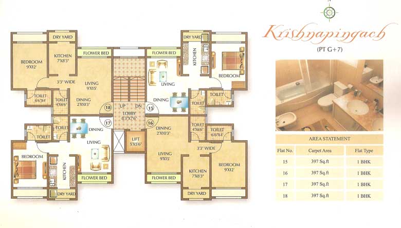 5040 Oth Floor Plan 3 - Ashtavinayak, Virar
