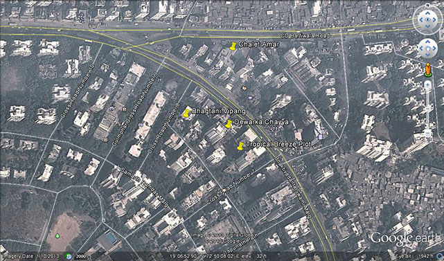 5090 Oth Google Earth - Dewarka Chayya, Juhu
