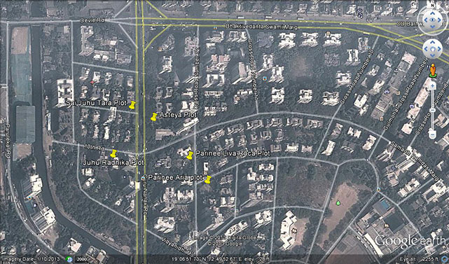 5100 Oth Google Earth - Juhu Radhika, Juhu