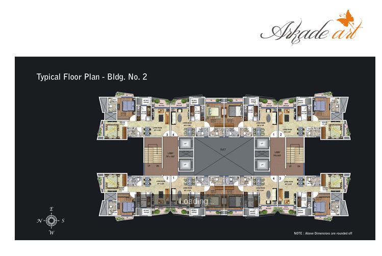 5245 Oth Floor Plan 1  - Arkade Art, Mira Road