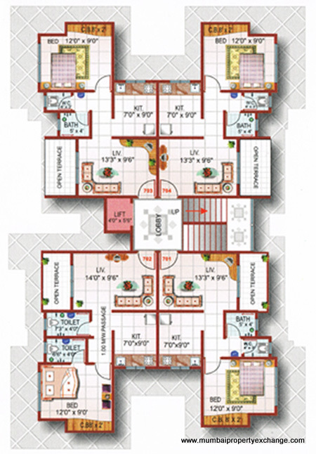 5250 Oth Floor Plan 3  - Sai Balram, Dombivali