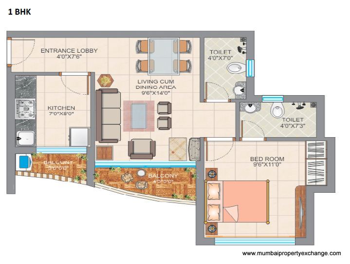 2 BHK Tanvi Eminence, Dahisar East — for Sale