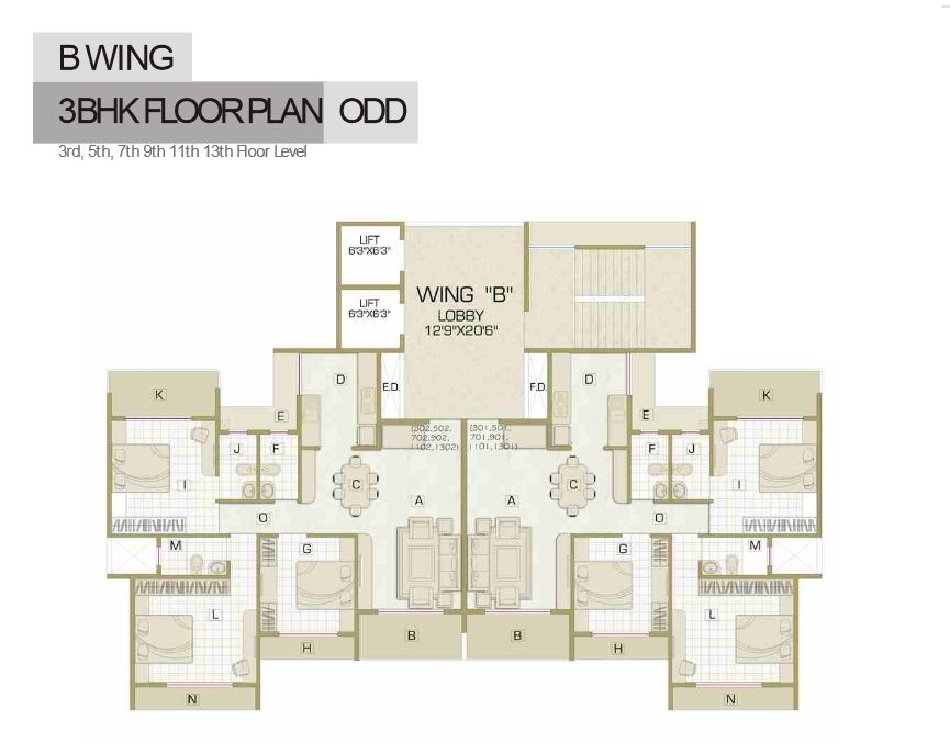 2 BHK Grey Stone, Ulwe — for Sale