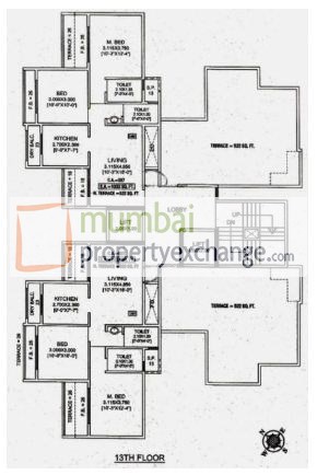 5406 Oth Floor Plan - Simran, Bandra West