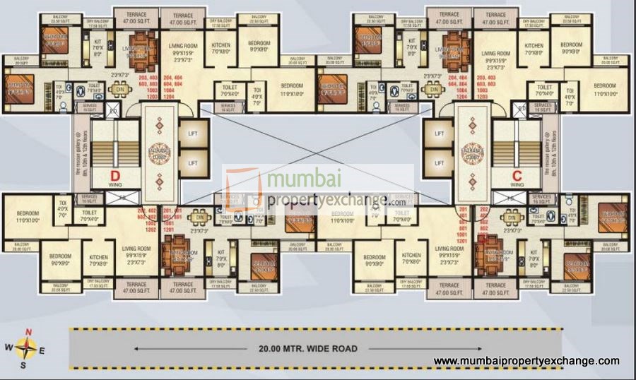 3 BHK Hari Heights, Ulwe — for Sale