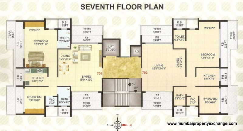2 BHK Sai Paradise, Kharghar — for Sale