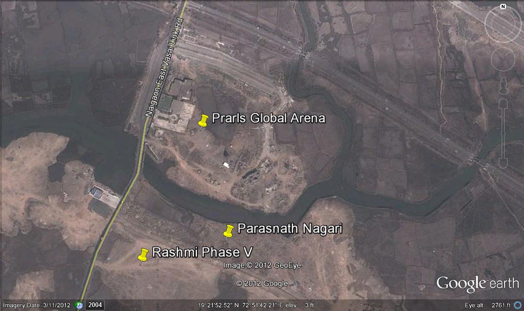 5475 Oth Google Earth - Pearls Global Arena, Naigaon East