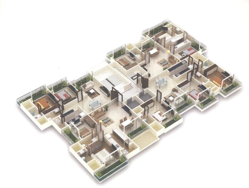 5528 Oth Floor Plan 5  - Krishna Residency, Andheri East
