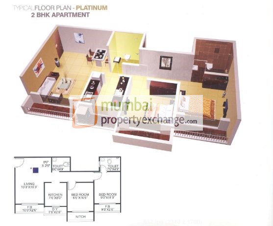 5536 Oth Floor Plan - Vinay Unique Gardens, Virar
