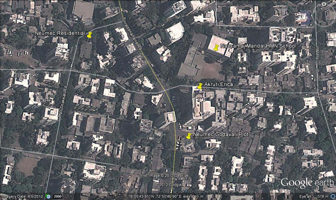 5552 Oth Google Earth - Neumec Godavari, Vile Parle East