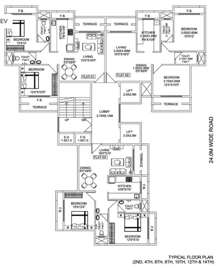 2 BHK Tejas Heights, Ulwe — for Sale