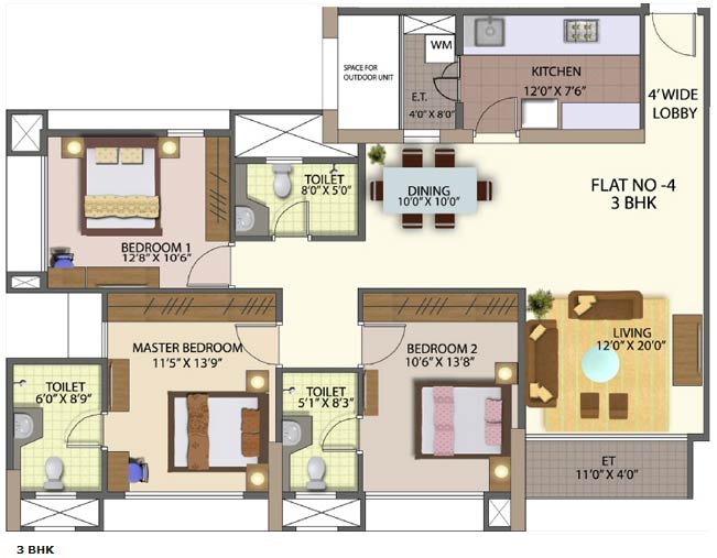 5596 Oth Floor Plan - The Great Eastern Garden, Kanjur Marg